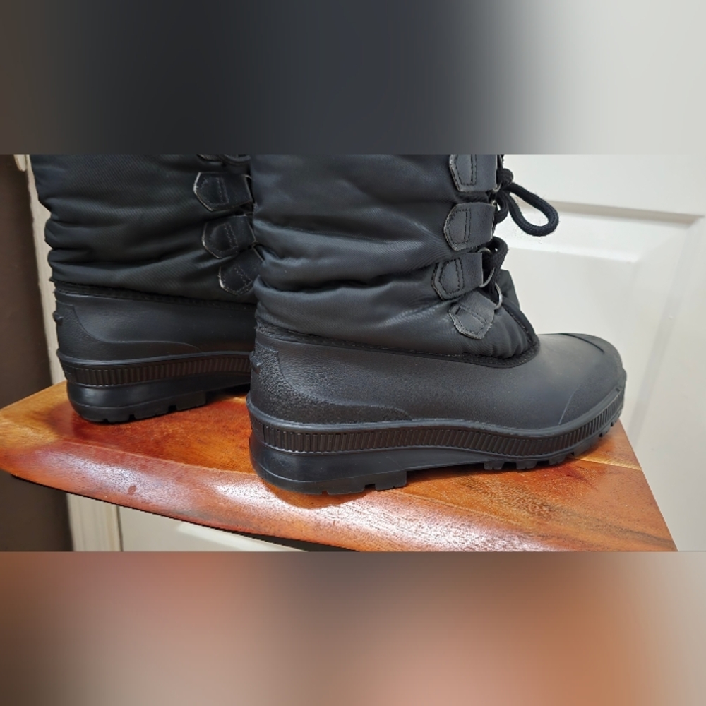 Sorel Women's Black Winter Boots Size 9 - Picture 14 of 15